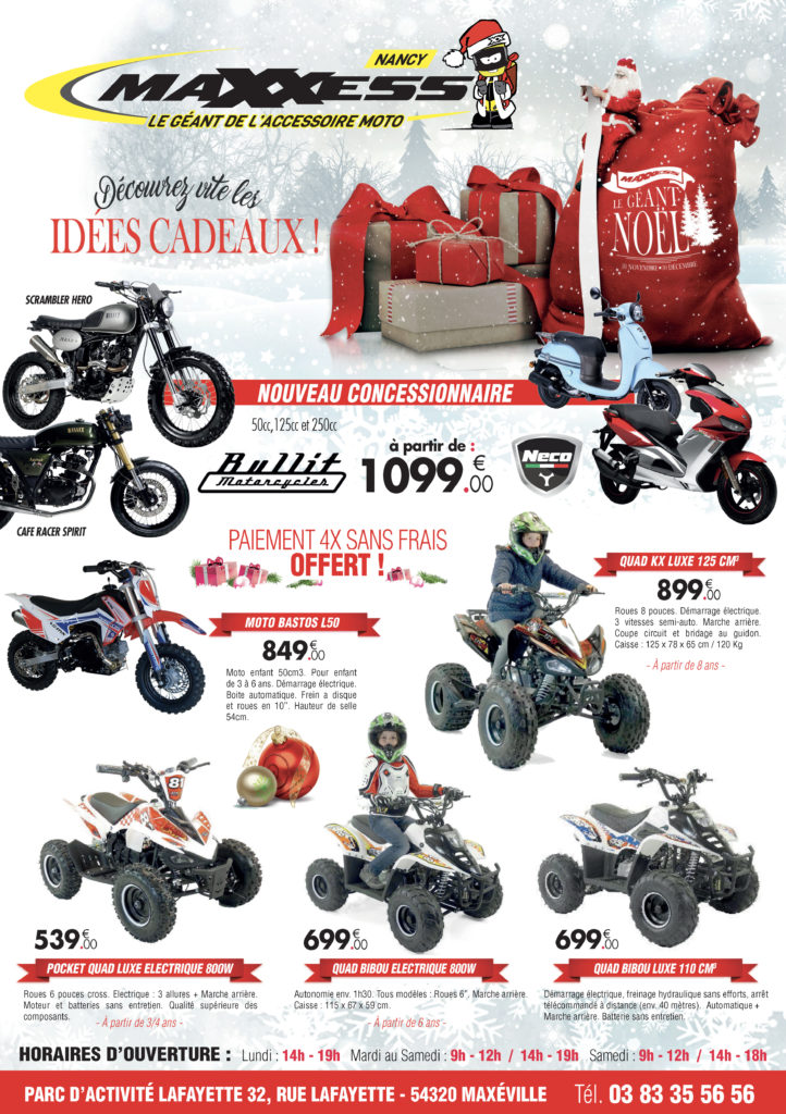 Quelques idées cadeaux moto pour Noël !