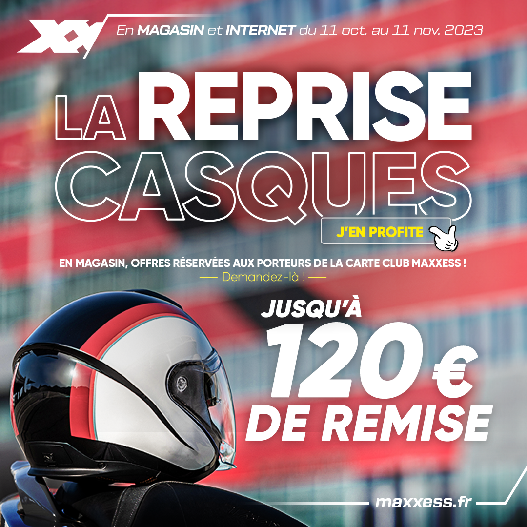 La REMISE CASQUES MAXXESS