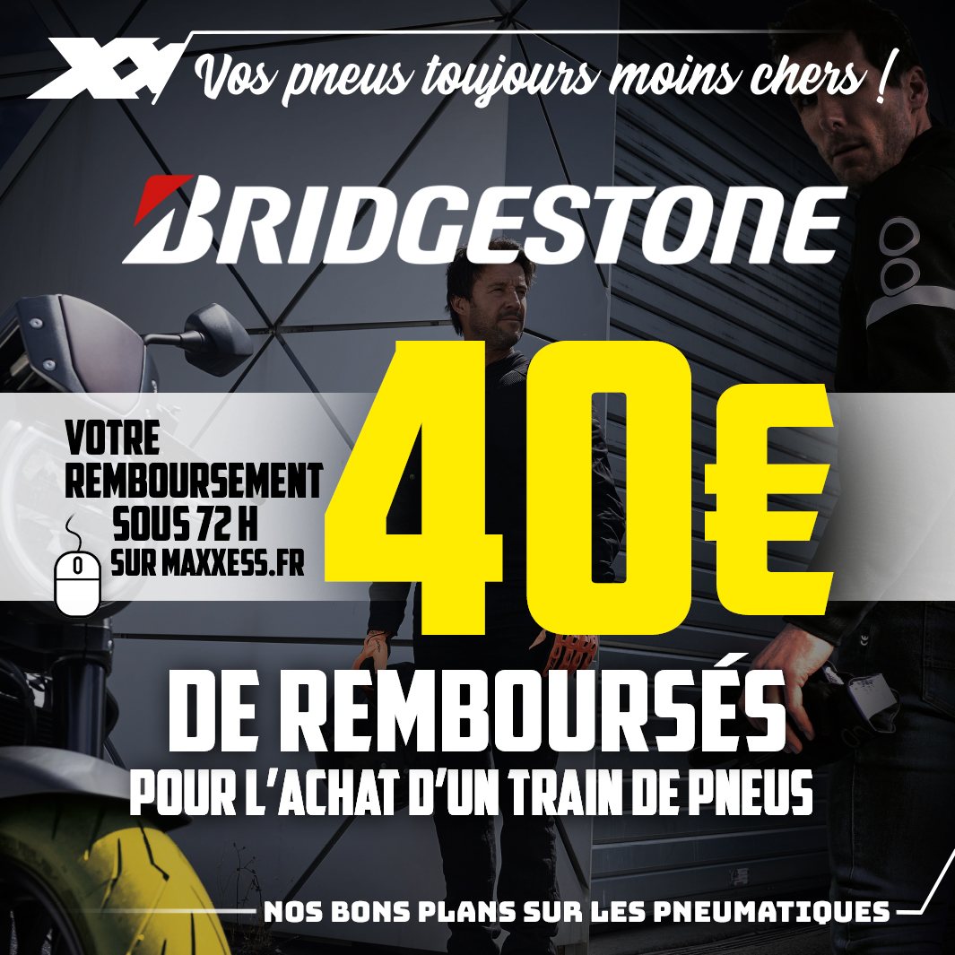 40€ De Remboursés Pour L’achat D’un Train BRIDGESTONE