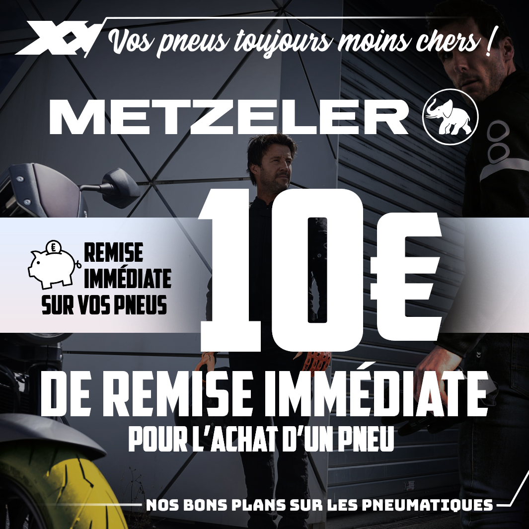 10€ De Remise Immédiate Pour L’achat D’un Pneu METZELER