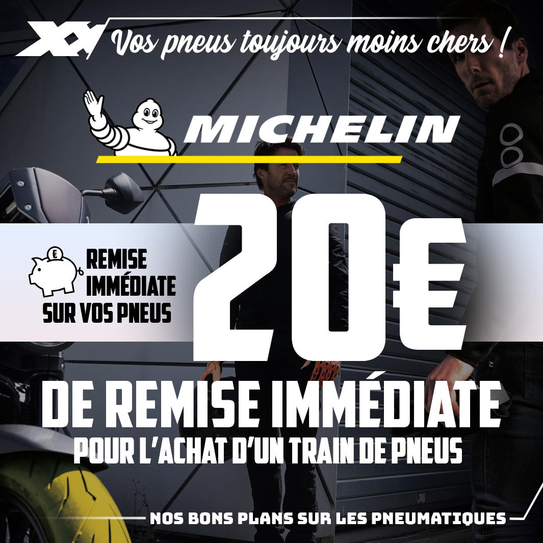 20€ De Remise Immédiate Pour L’achat D’un Train De Pneus MICHELIN