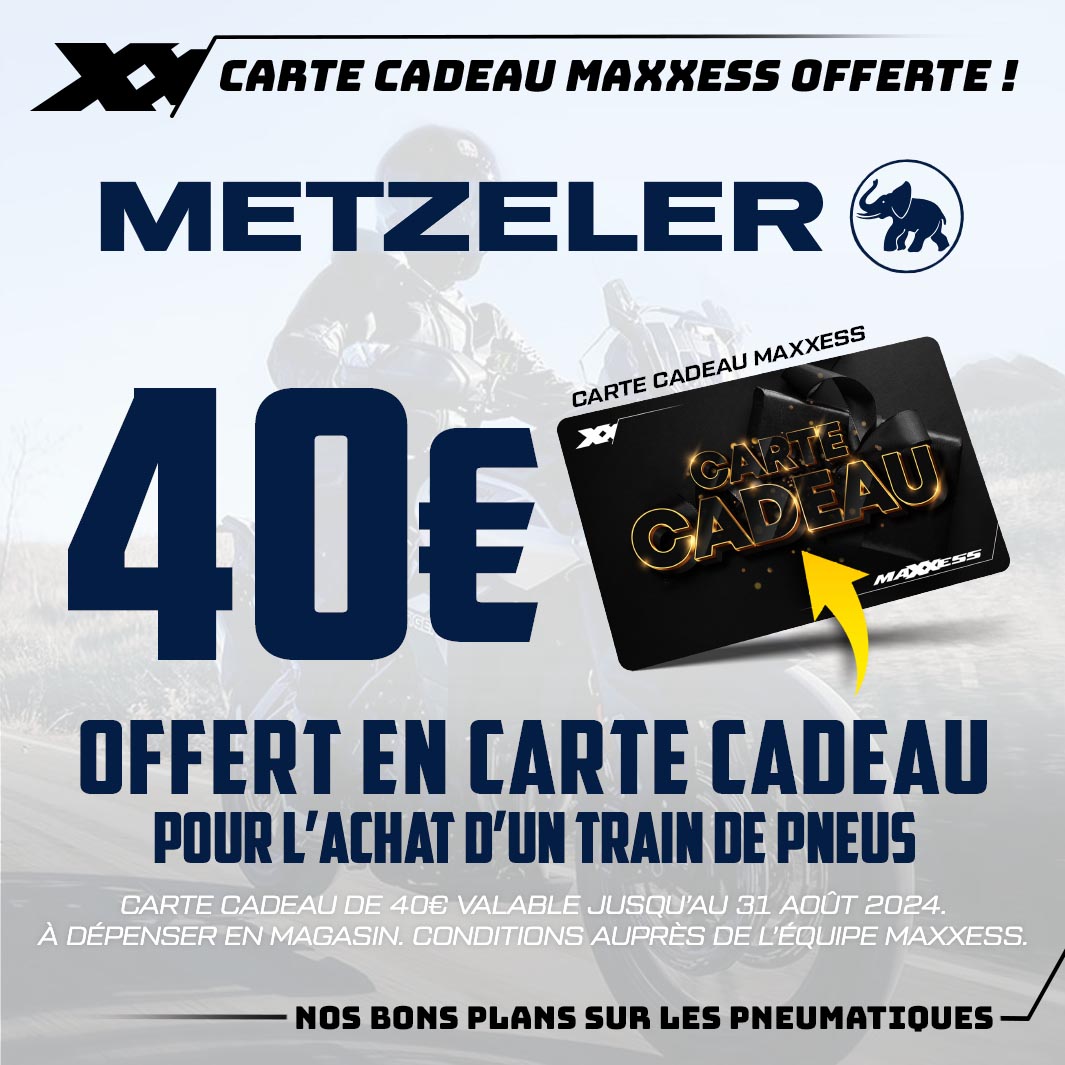 40€ En Carte Cadeau MAXXESS OFFERT Pour L’achat D’un Trains METZELER