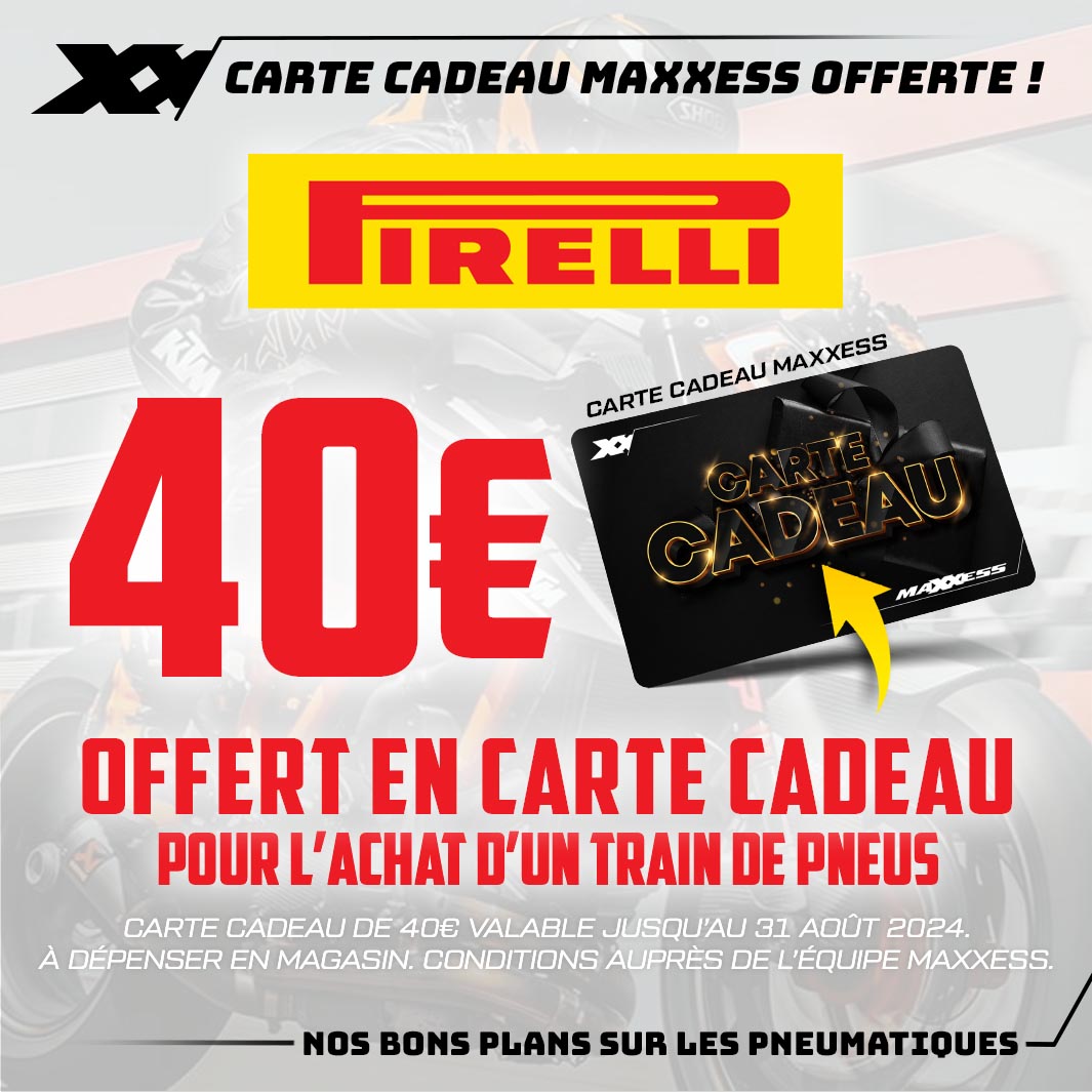 40€ En Carte Cadeau MAXXESS OFFERT Pour L’achat D’un Trains PIRELLI