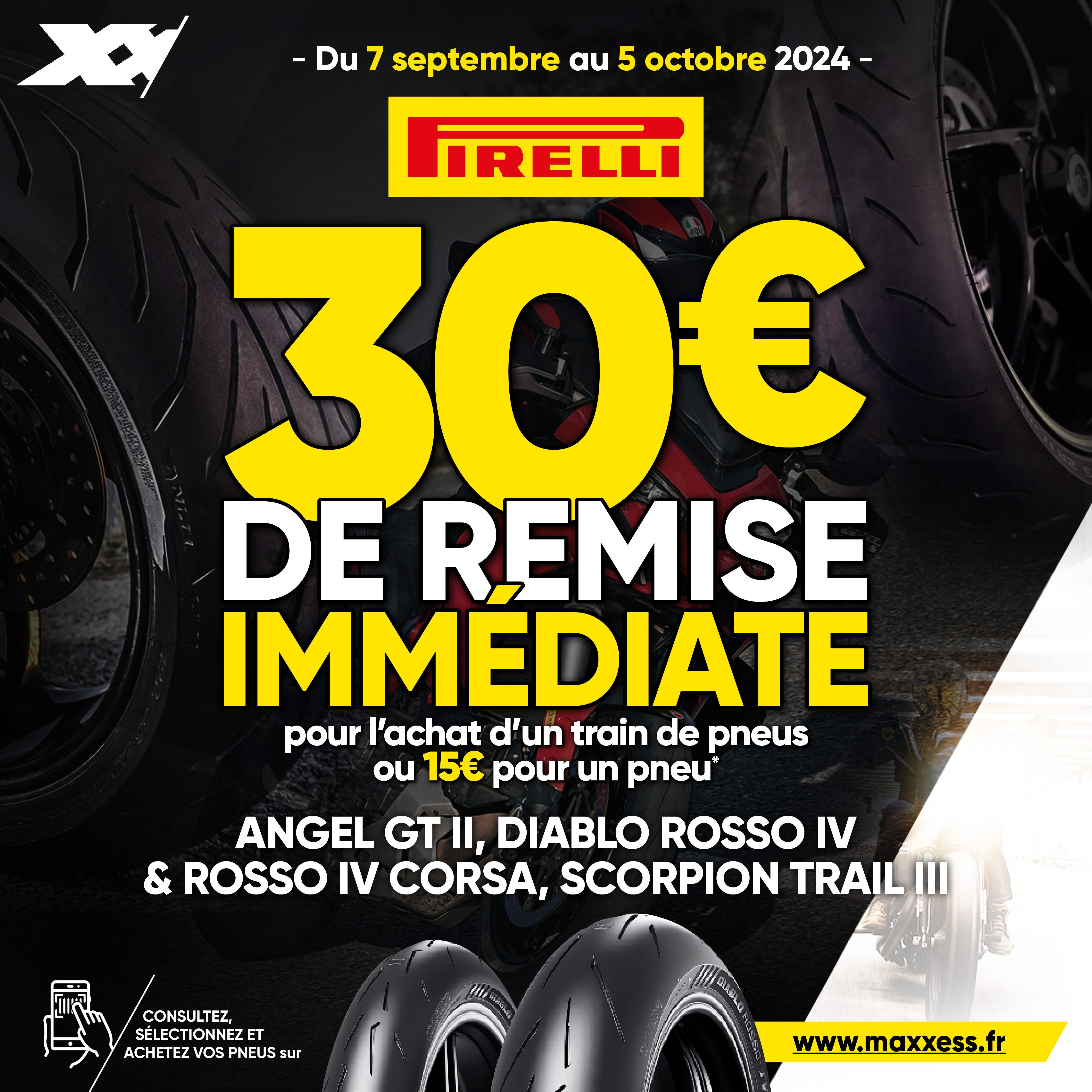 Jusqu’à 30 € De Remise Immédiate Pour L’achat De Pneus PIRELLI