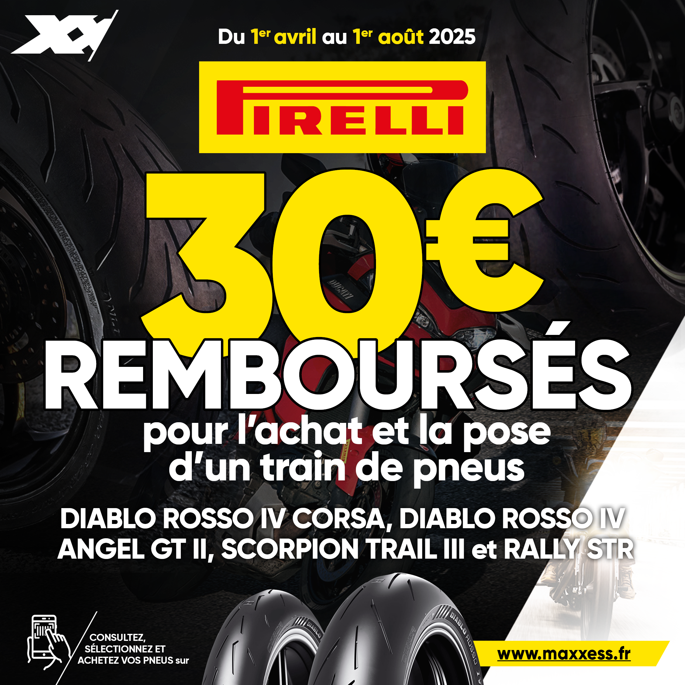 30 € De Remboursés Pour L’achat De Pneus PIRELLI