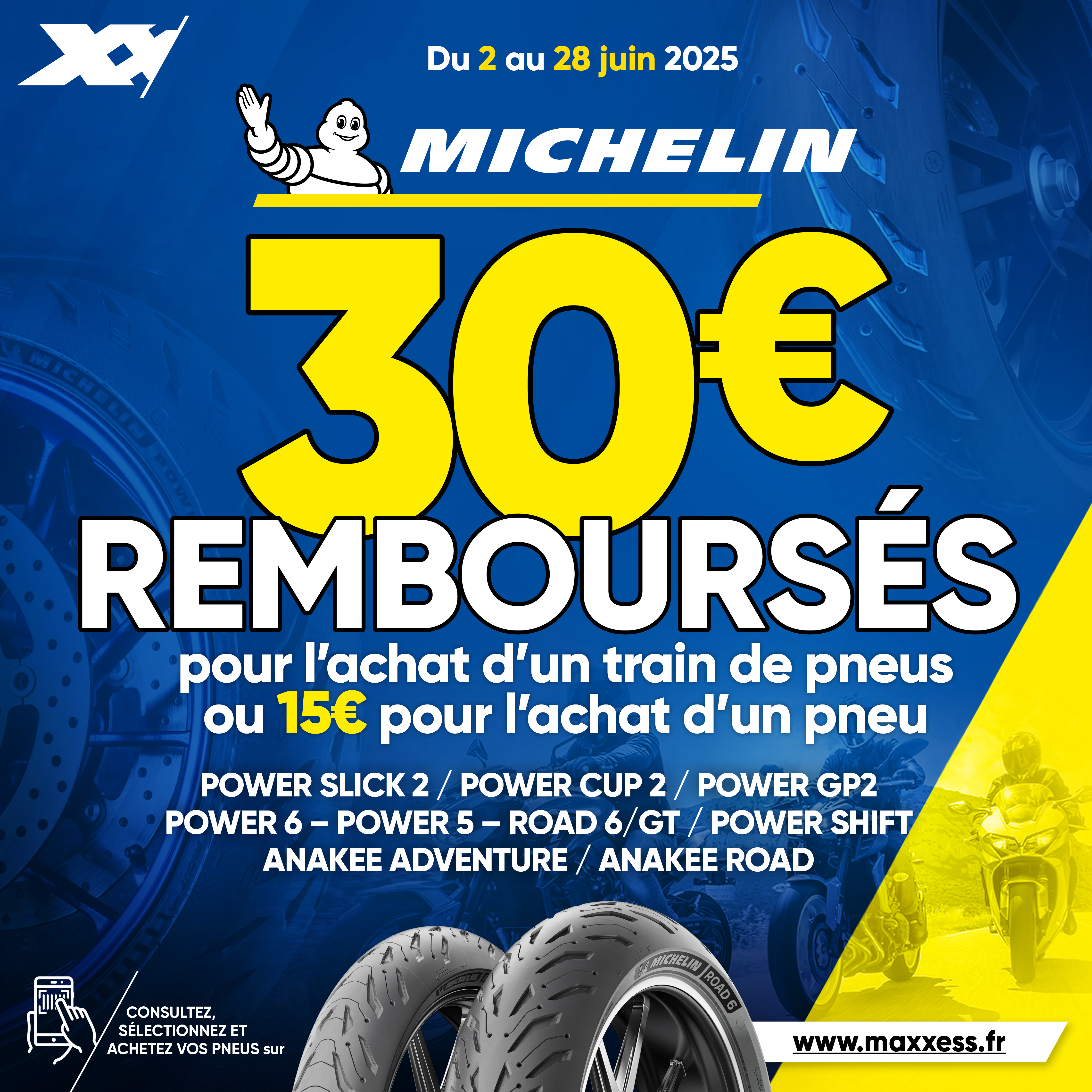 30 € De Remboursés Pour L’achat De Pneus MICHELIN