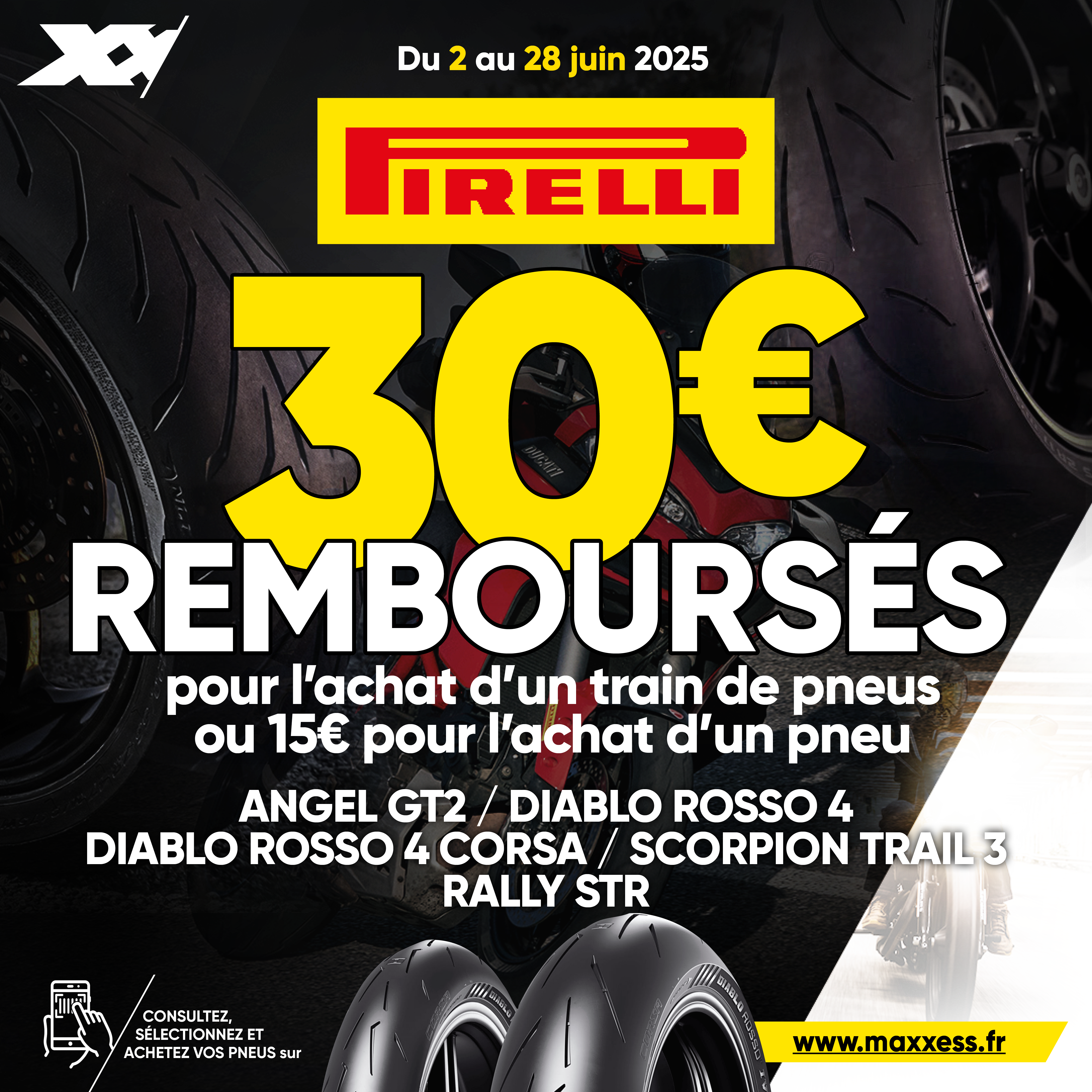 30 € De Remboursés Pour L’achat De Pneus PIRELLI